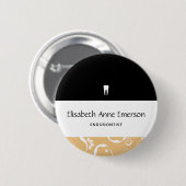 Dental Office Staff Button (Vorne & Hinten)