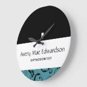 Dental Office Staff Große Wanduhr (Winkel)