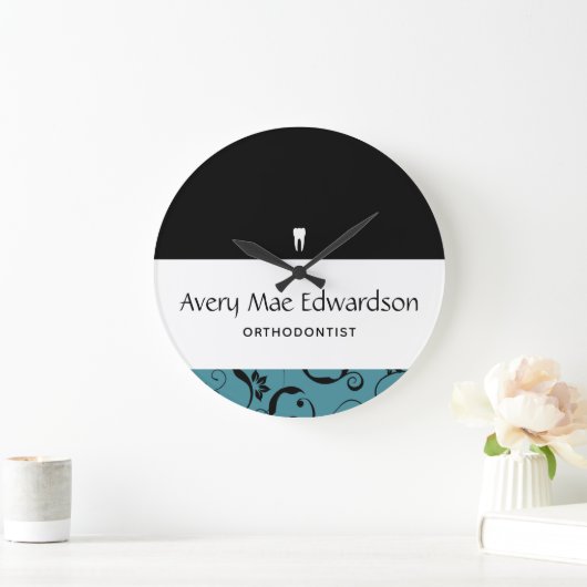 Dental Office Staff Große Wanduhr (Zuhause)