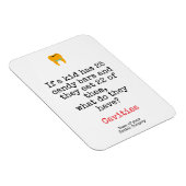 Dental Oral hygiene cavities custom Magnet (Rechte Seite)