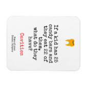 Dental Oral hygiene cavities custom Magnet (Horizontal)