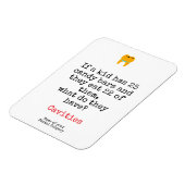 Dental Oral hygiene cavities custom Magnet (Linke Seite)