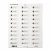 Dental Return Address Label (Vorne)