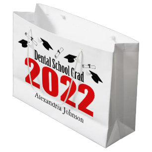 Dental School Grad 2022 Abschluss Geschenktasche ( Große Geschenktüte