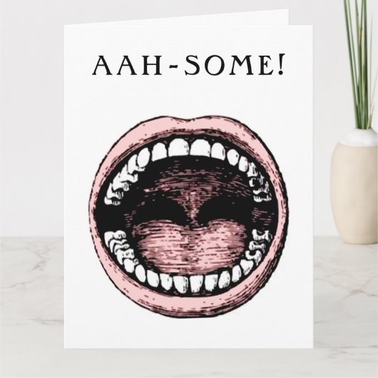 Dental School Grad Karte (Vorderseite)