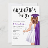 Dental School Graduation Party Einladung (Vorderseite)