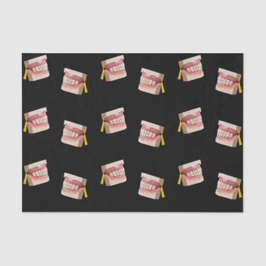 Dental School Graduation Party Gift Seidenpapier (Vorderseite)