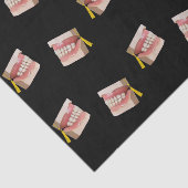 Dental School Graduation Party Gift Seidenpapier (Ausschnitt)