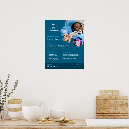 Dental Services Custom Poster (Küche)