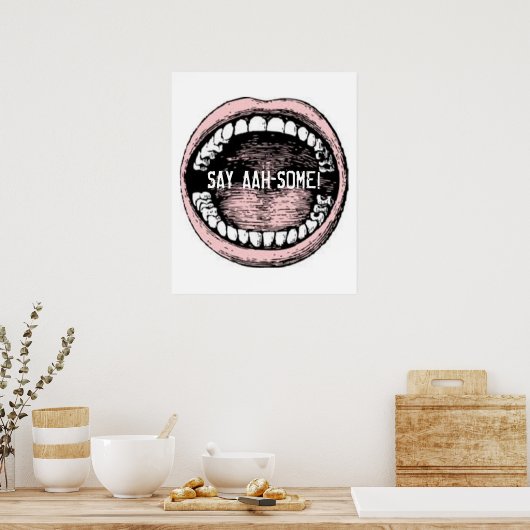 DENTAL SPASS POSTER (Küche)