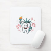Dental Squad 4. Juli Zahnarzt Funny American Mousepad (Mit Mouse)