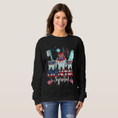 Dental Squad 4th Of July Teeth Crew Independence Sweatshirt (Vorne ganz)