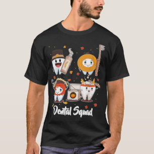Dental Squad Dental Happy Fall Y alle Vintagen den T-Shirt