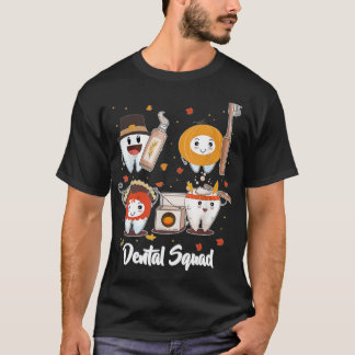 Dental Squad Dental Happy Fall Y alle Vintagen den T-Shirt
