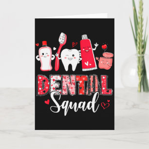 Dental Squad Dental Sofort Zahnarzt Happy Valentin Karte