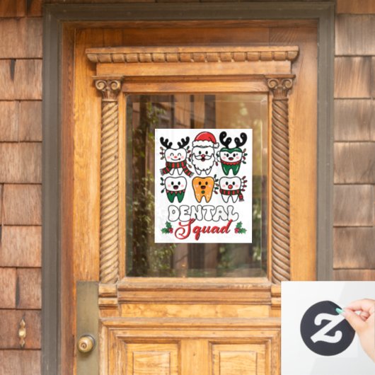 Dental Squad Fensteraufkleber (Haustür)