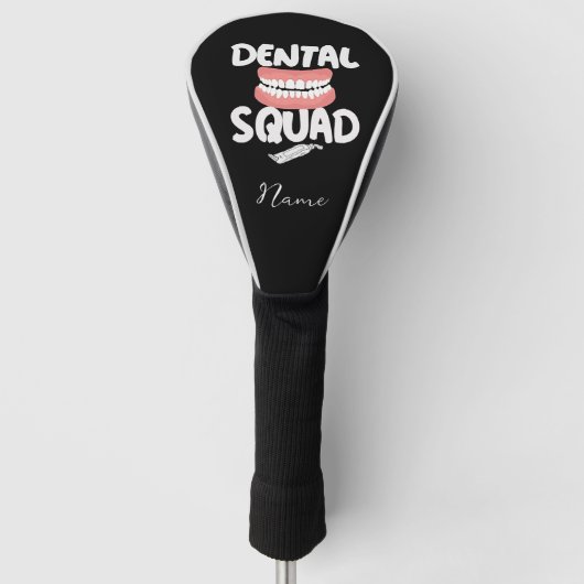 Dental Squad Lächeln Golf Headcover (Vorderseite)