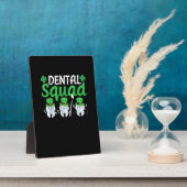 Dental Squad Leprechaun Teeth St Patricks Day Toot Fotoplatte (Seite)