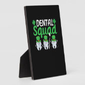 Dental Squad Leprechaun Teeth St Patricks Day Toot Fotoplatte (Seite)