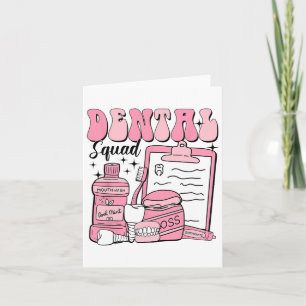 Dental Squad Retro Valentine Dental Dental Dental  Karte