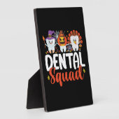 Dental Squad Tooth Dentist Erntedank Halloween Fotoplatte (Seite)