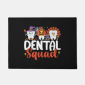 Dental Squad Tooth Dentist Erntedank Halloween Fußmatte (Vorderseite)