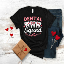 Dental Squad, Valentinstag Zähne Grafik T-Shirt