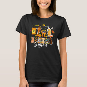 Dental Squad Zahn Zahnbürste Pilgerhut Thanksgi T-Shirt