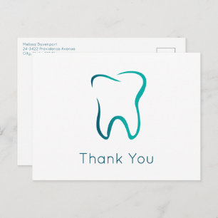 Dental Tooth Dentistry Medical Image Vielen Dank Postkarte