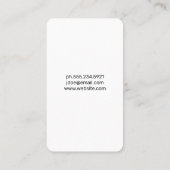 Dental | Tooth Icon Visitenkarte (Rückseite)