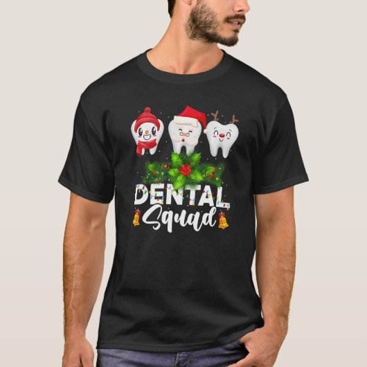 Dental Ugly Christmas Sweaters T-Shirt (Vorderseite)