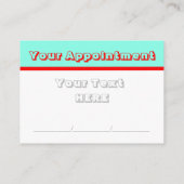 Dental Visitenkarte (Rückseite)