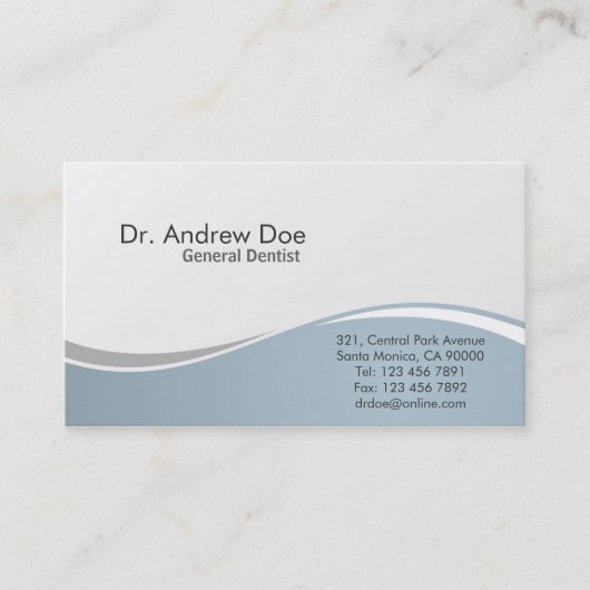 Dental - Visitenkarten Visitenkarte (Vorderseite)