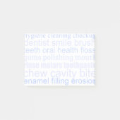 Dental Word Art Post-it Klebezettel (Vorderseite)