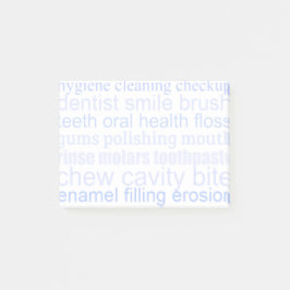 Dental Word Art Post-it Klebezettel