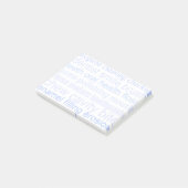 Dental Word Art Post-it Klebezettel (angewinkelt)