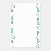 Dentaldesign-Notizblock Post-it Klebezettel (Vorderseite)