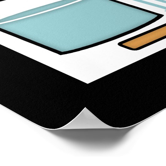 Dentale Begriffe Subway Art Poster (Ecke)