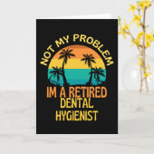 Dentalhygiene ist nicht mehr mein Problem Karte (Gelbe Blume)