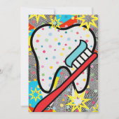 Dentalkunst Feiertagskarte (Vorderseite)