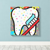 Dentalkunst Leinwanddruck (Insitu (Holzboden))