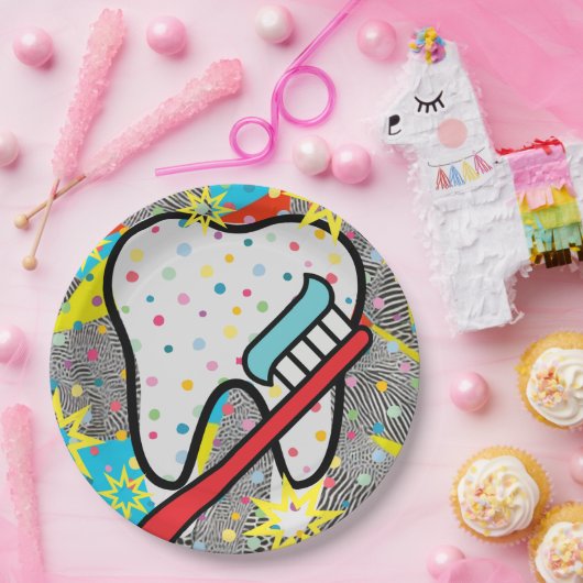 Dentalkunst Pappteller (Party)