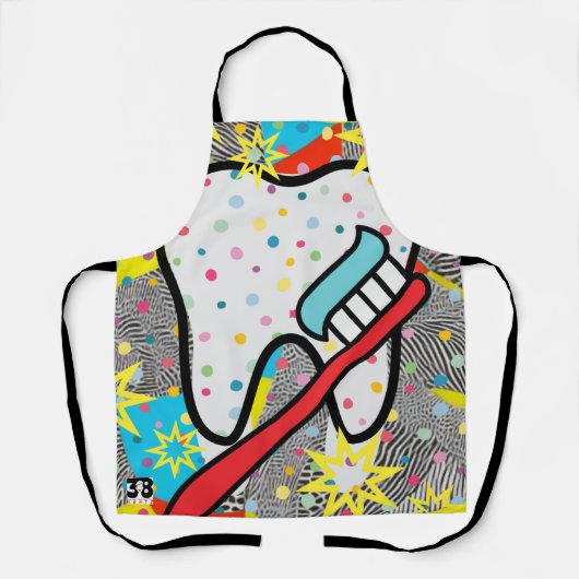 Dentalkunst Schürze (Vorderseite)