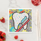 Dentalkunst Serviette (Beispiel)