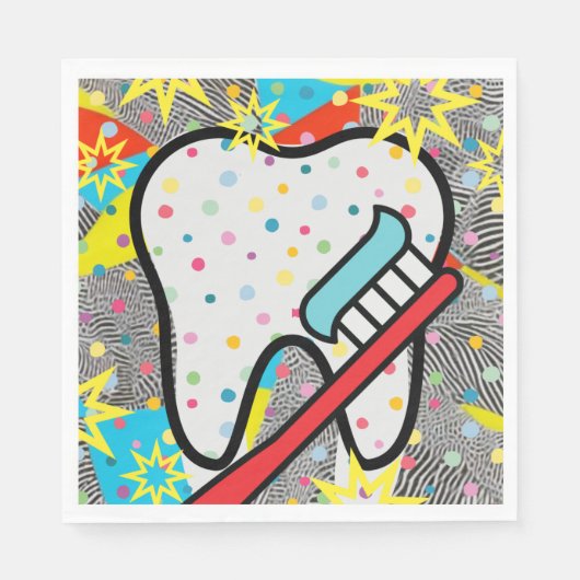 Dentalkunst Serviette (Vorderseite)