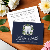 Dentalreferendarprogramm "Lächeln" Empfehlungskarte