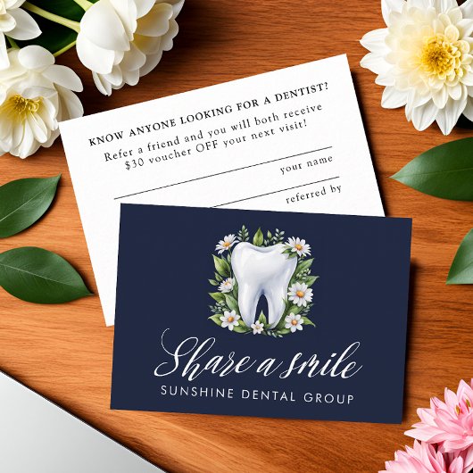 Dentalreferendarprogramm "Lächeln" Empfehlungskarte