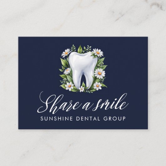 Dentalreferendarprogramm "Lächeln" Empfehlungskarte (Vorderseite)