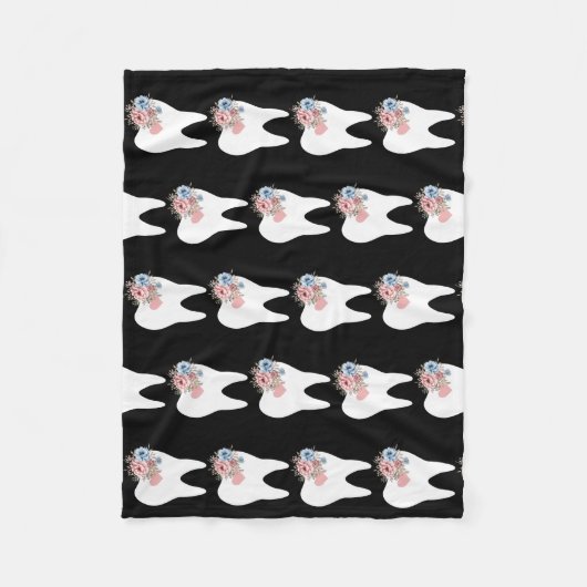 Dentalschulassistentin Hygienikerin Fleecedecke (Vorderseite)