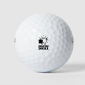 Dentalschüler kennen die Drill Golfball (Vorderseite)